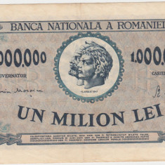 ROMANIA 1000000 LEI 1947 VF+