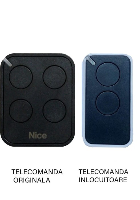 Telecomanda inlocuitoare poarta garaj de 2 si 4 canale cod saritor 433.92MHz Nice Flo 4 RE compatibila cu originalul (839)