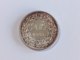 Moneda argint 2 franci 1965 Elvetia #1892