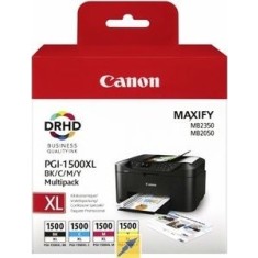 Combo-Pack Original Canon CMYK PGI-1500XLMULTI pentru Maxify MB2050|MB2150|MB2350|MB2750 "BS9182B004AA"