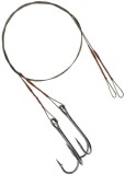Montura Mikado Cu Vartej Si Ancora Dubla, 25cm, 10kg, Brown, 2buc/plic
