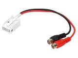 Adaptor Aux RCA pentru Citro&euml;n și Peugeot
