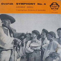 Disc vinil, LP. Symphony No. 4 In G Major, Op. 88-Dvorak, Concertgebouw Orchestra Of Amsterdam, George Szell