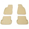 Covorase presuri cauciuc tip tavita Bej Audi A4 B6 2001-2006 / B7 2000-2007, ALM