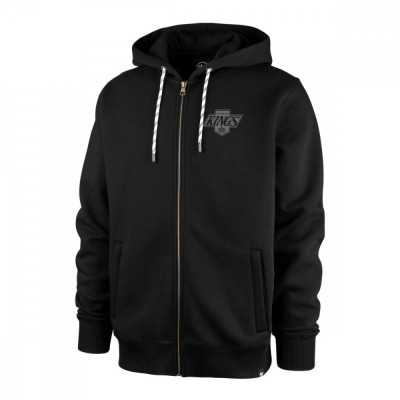 Los Angeles Kings hanorac de bărbați cu glugă back check 47 morris full zip hood - S foto