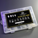 Set pentru extensii, tipsuri reutilizabile + șablon din silicon de 8 tipuri, 288 bucăți