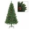 Brad de Crăciun artificial cu conuri de pin, verde, 150 cm