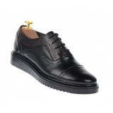 Pantofi dama casual din piele naturala cu platforma fara toc, P29N2ORTO
