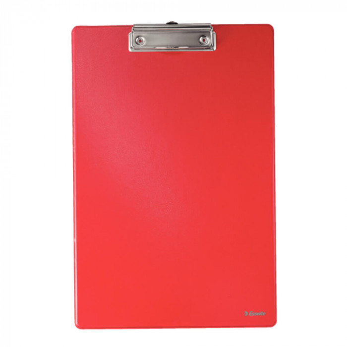 Clipboard Simplu A4 Esselte, Rosu, Clipboard Format A4 Esselte, Clipboard Colorat Esselte, Clipboard Rezistent, Clipboard Simplu A4