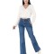 Blugi dama evazati Nina Carter albastru inchis P195-1 M10