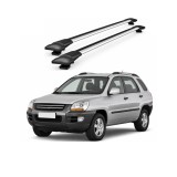 Bare portbagaj transversale auto aluminiu compatibile Kia Sportage (Je/Km) SUV 2004-2010 84-84 cm Cod: KL3