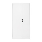 Dulap metalic fiset 1800x900x400 mm cu 2 usi securizate si 4 polite, gri