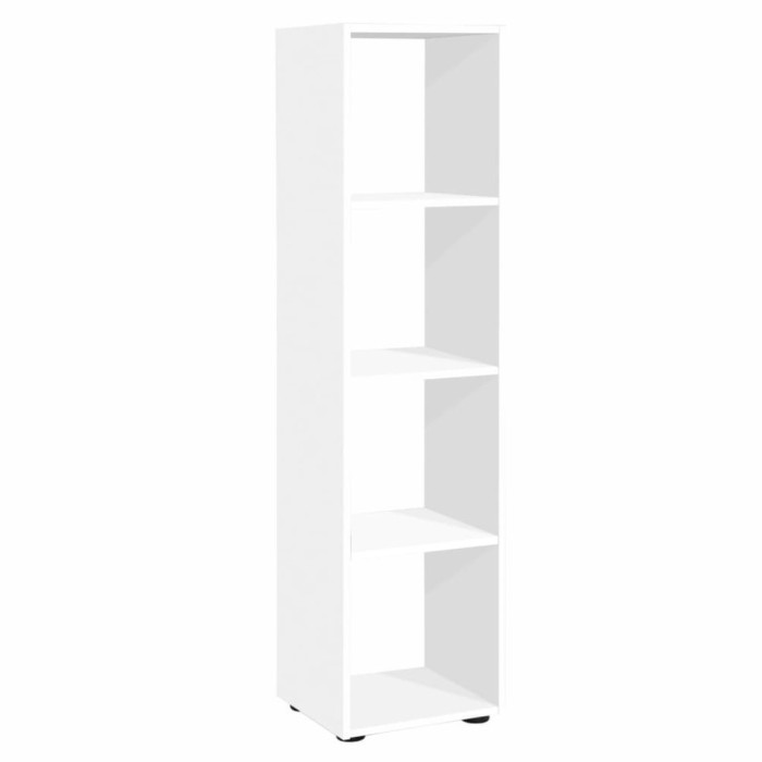 FMD Raft vertical cu 4 compartimente, alb