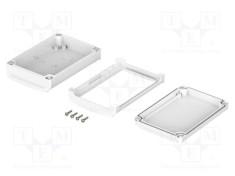 Carcasă desktop BOPLA BoVersa 88x125x42mm policarbonat IP68 albă