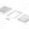 Carcasă desktop BOPLA BoVersa 88x125x42mm policarbonat IP68 albă