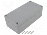 Carcasă universală GAINTA 80mm x 160mm x 55mm ABS gri deschis