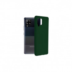 Husa Compatibila cu Samsung Galaxy A42 5G Techsuit Soft Edge Silicone Verde Inchis