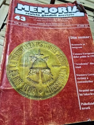 Memoria, revista gandirii interzise nr.2/2003 foto