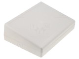 Carcasă Desktop ABS Gri Mat 188x133x32.5mm