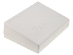 Carcasă desktop ABS gri mat 188x133x32,5 mm