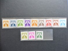 Germania 1943 - Boemia si Moravia Protectorat German - Timbre de serviciu - Gumate MNH (T112)