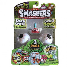 Set 3 Figurine Boggy Brush in Mingiute Smashers Ochi Rosu foto