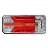 Lampa Stop Neon LED Semnalizare Dinamica 24x10 cm 12/24V Omologare ECE R10 IP67
