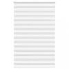 Jaluzea tip zebra alb lățime țesătură 135,9 cm poliester