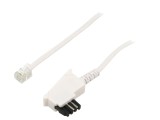 Cablu Telefon RJ11 Goobay 6m Alb Mufă F TAE CCA 68540