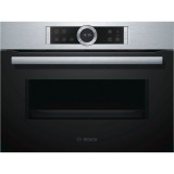 Cuptor cu microunde incorporabil Bosch CFA634GS1, 900 W, 36 l, 5 trepte de putere Negru/argintiu