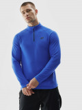 Lenjerie termoactivă din fleece (bluză) pentru bărbați - albastră-aprinsă, 4F Sportswear