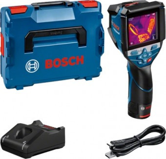 Bosch GTC 600 C Camera termica digitala, cu 1 acumulator Li-Ion, 2Ah + Incarcator rapid de 4Ah GAL12V-40 + L-Boxx - 4059952515144 foto