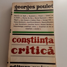 CONȘTIINȚA CRITICA - GEORGES POULET
