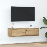 vidaXL Dulap TV, stejar artizanal, 100x31x25,5 cm, lemn prelucrat