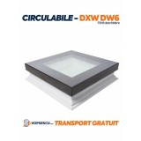 Ferestre circulabile pentru acoperis terasa, model, Fakro, DXW DW6, fara deschidere