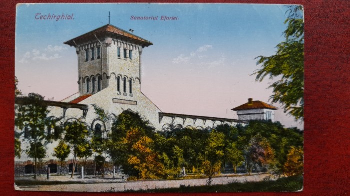 1927 Techirghiol Sanatoriul Eforiei C.P. circ.