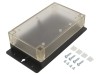 Carcasa Universala SUPERTRONIC PP112N-S / PP112N ABS Negru 106x208x56mm
