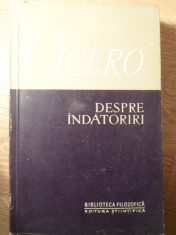 DESPRE INDATORIRI - CICERO foto