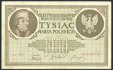 q794 POLONIA 1000 MAREK MARCI 17 MAI 1919 FOARTE FRUMOASA VF