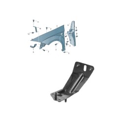 Suport aripa fata Seat Altea (5P1/5P5), 03.2004-05.2015; Toledo (5P2), 10.2004-09.2009, partea stanga, original,