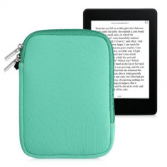 Husa universala pentru eBook Reader de 6 inch, Kwmobile, Verde, Textil, 50334.71 foto