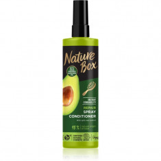 Nature Box Avocado balsam regenerator pentru par deteriorat in spray 200 ml