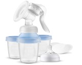 Pompa de san manuala cu recipiente de stocare SCF430/13, 1 bucata, Philips Avent