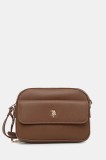 U.S. Polo Assn. poșetă Jones culoarea maro, BEUJE8656WVP