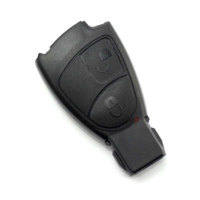 Carcasa cheie Mercedes Benz Carguard, 2 butoane, tip Smartkey, model 1, Negru foto