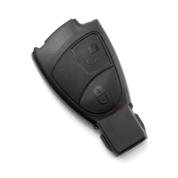 Carcasa cheie Mercedes Benz Carguard, 2 butoane, tip Smartkey, model 1, Negru