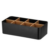 Organizator X8 Bamboo 26,5X12,5X8 Cm &ndash; Negru | Organizatoare Baie