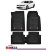 Covorase Auto TeamCar&reg; Kia Optima JF (2015-2020) - Negru - Cauciuc Rezistent Tip Tavita