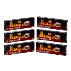 Set 6 bucati-Supliment alimentar DIBLONG Turkish Delight Bar pentru barbati pe baza de rahat turcesc, cu plante care sustin sanatatea sexuala si funct