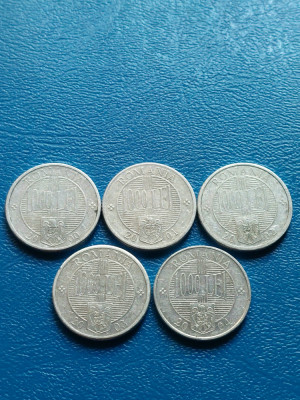 Moneda Romania 1000 lei -2000,2001,2002,2003,2004 foto